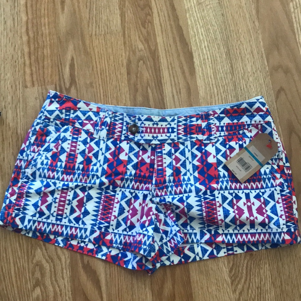 Red Camel Geotile Shorts